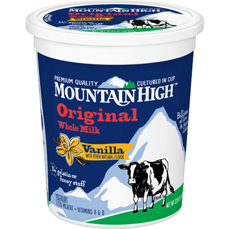 Mtn High Yogurt Vanilla- 32 oz