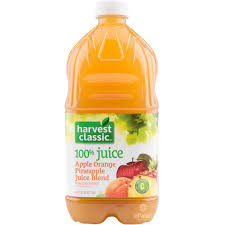 Harvest Apple-Orange-Pineapple Juice- 64 oz
