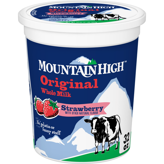 Mtn High Yogurt strawberry- 32 oz