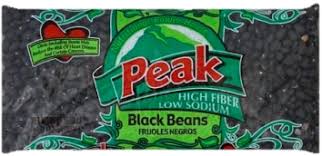 Peak Black Beans- 16 oz