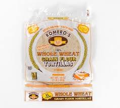 Romero 100% Whole Wheat Tortillas- 16 oz